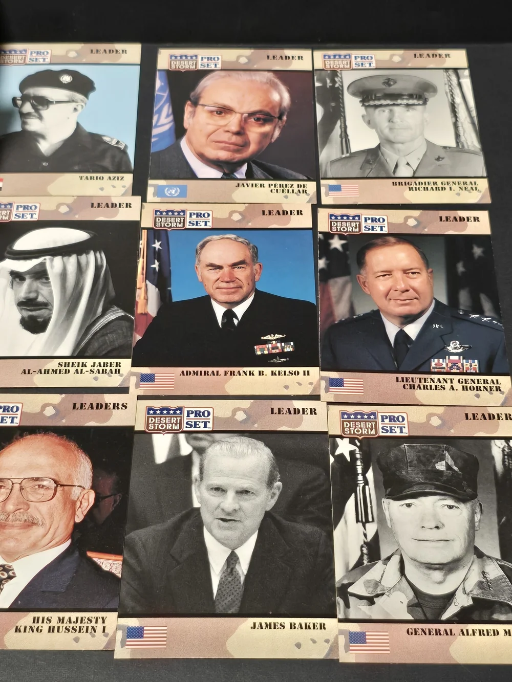 Vintage 1991 Pro Set Desert Storm Trading Cards Base Set 249 Missing #13
